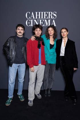 Andre Bazin - Cahiers Du Cinema Prize Anton Balekdjian, Matteo Eustachon, Andrea Queralt, Elena Lopez Riera attends the Andre Bazin - Cahiers Du Cinema-Chanel Prize at La Coupole on December 11, 2025 in Paris, France. Photo by Nasser Berzane ABACAPRESS.COM Paris France  Copyright: xBerzanexNasser ABACAx
