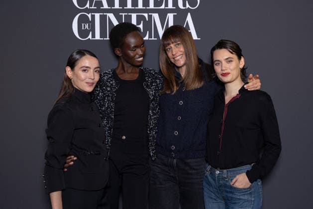 Andre Bazin - Cahiers Du Cinema Prize Garance Marillier, Anyier Anei, Alice Winocour, Ella Rumpf attends the Andre Bazin - Cahiers Du Cinema-Chanel Prize at La Coupole on December 11, 2025 in Paris, France. Photo by Nasser Berzane ABACAPRESS.COM Paris France  Copyright: xBerzanexNasser ABACAx