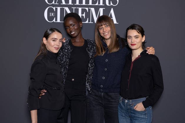 Andre Bazin - Cahiers Du Cinema Prize Garance Marillier, Anyier Anei, Alice Winocour, Ella Rumpf attends the Andre Bazin - Cahiers Du Cinema-Chanel Prize at La Coupole on December 11, 2025 in Paris, France. Photo by Nasser Berzane ABACAPRESS.COM Paris France  Copyright: xBerzanexNasser ABACAx