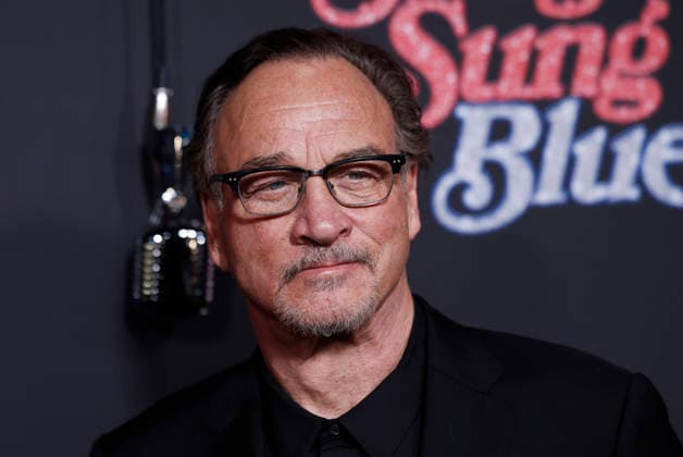 Jim Belushi arrives on the red carpet at the Focus Features Song Sung Blue New York Premiere at AMC Lincoln Square Theater on Thursday, December 11, 2025 in New York City.  NYP202512111036 JohnxAngelillo