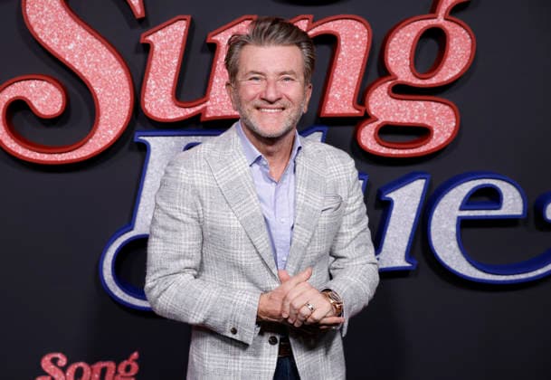Robert Herjavec arrives on the red carpet at the Focus Features Song Sung Blue New York Premiere at AMC Lincoln Square Theater on Thursday, December 11, 2025 in New York City.  NYP20251211138 JohnxAngelillo