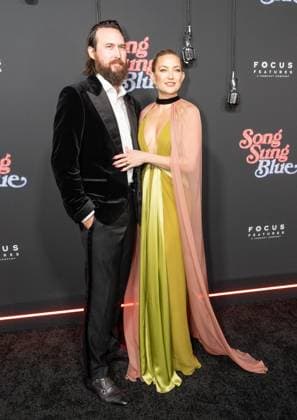 December 11, 2025, Bronx, New York, USA: Danny Fujikawa and Kate Hudson wearing dress by Valentino attend premiere of Song Sung Blue by FocusFeatures at AMC Lincoln Square in New York, NY on December 11, 2025 Bronx USA - ZUMAr339 20251211_znp_r339_138 Copyright: xLevxRadinx