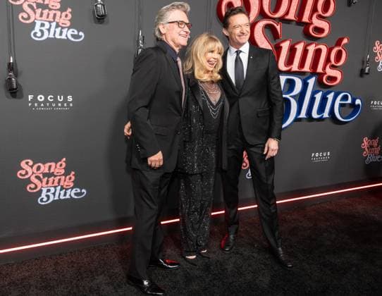 December 11, 2025, Bronx, New York, USA: Kurt Russell, Goldie Hawn and Hugh Jackman attend premiere of Song Sung Blue by FocusFeatures at AMC Lincoln Square in New York, NY on December 11, 2025 Bronx USA - ZUMAr339 20251211_znp_r339_170 Copyright: xLevxRadinx