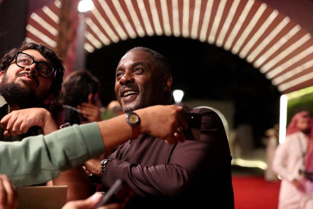 Johnny Depp and Celebs Attend Closing of Red Sea Film Festival - Jeddah Idris Elba arrives on the red carpet of he closing ceremony of the 5th edition of the Red Sea International Film Festival in Jeddah on December 11, 2025. Photo by Balkis Press ABACAPRESS.COM Jeddah Saudi Arabia  Copyright: xBalkisxPress ABACAx