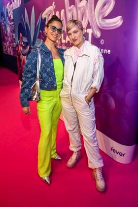 ABBberlin Zora Alber and Luise Zuecker as guests at the opening of Bubble Planet Das Erlebnismuseum für alle Sinne in der Arena Berlin 11 12 2025 Berlin Germany