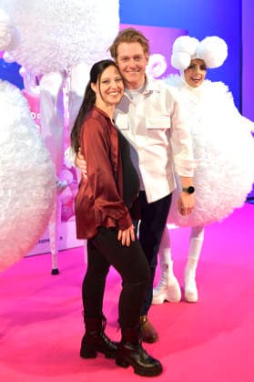 Nadja Jo Klapper and Johannes Heinrichs at the exhibition opening Bubble Planet The experience museum for all the senses in the Arena Berlin Berlin, 11 12 2025 Foto:xM.xBehrensx xFuturexImagex bubble_5213