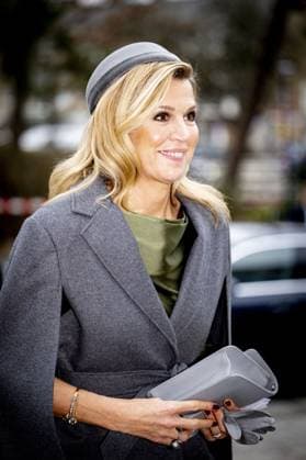 RIJSWIJK - Queen Maxima and Mrs. Innes-Stubb and a welcome by Mrs. Huri Sahin, Mayor of the Municipality of Rijswijk, for a conversation with relatives of victims of femicide and experts with experience of domestic violence. ANP HOLLANDSE HOOGTE ROBIN UTRECHT netherlands out - belgium out  Copyright: xx x544650476x originalFilename: 544650476.jpg