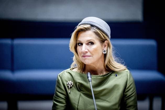 Entertainment Bilder des Tages RIJSWIJK - Queen Maxima and Mrs. Innes-Stubb and a welcome by Mrs. Huri Sahin, Mayor of the Municipality of Rijswijk, for a conversation with relatives of victims of femicide and experts with experience of domestic violence. ANP HOLLANDSE HOOGTE ROBIN UTRECHT netherlands out - belgium out  Copyright: xx x544650558x originalFilename: 544650558.jpg