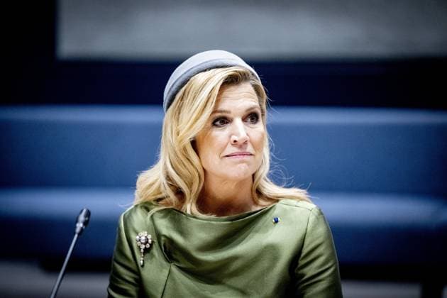 RIJSWIJK - Queen Maxima and Mrs. Innes-Stubb and a welcome by Mrs. Huri Sahin, Mayor of the Municipality of Rijswijk, for a conversation with relatives of victims of femicide and experts with experience of domestic violence. ANP HOLLANDSE HOOGTE ROBIN UTRECHT netherlands out - belgium out  Copyright: xx x544650594x originalFilename: 544650594.jpg