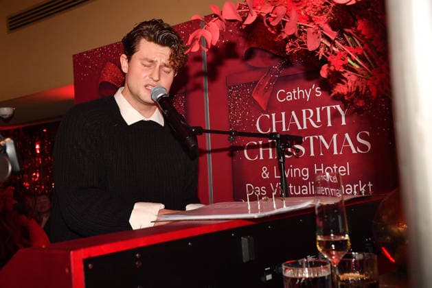 Heinz Bruno at Cathy s Charity Christmas Event at the Living Hotel Das Viktualienmarkt on 11 12 2025 in Munich Cathy Hummels Charity Christmas Event in Munich
