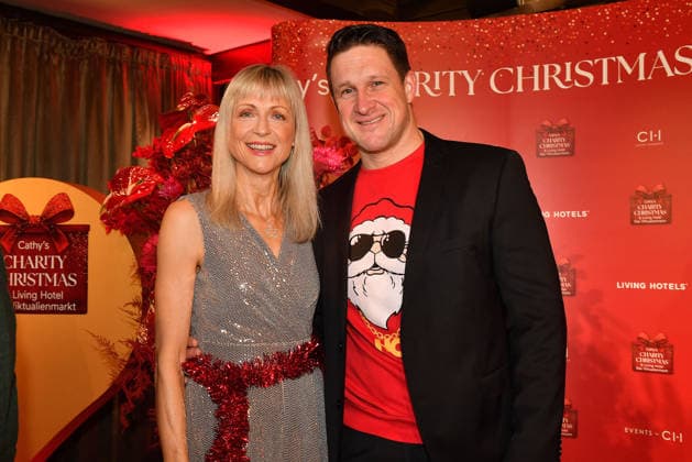 Inge Steiner and Matthias Steiner at Cathy s Charity Christmas Event at the Living Hotel Das Viktualienmarkt on 11 12 2025 in Munich Cathy Hummels Charity Christmas Event in Munich