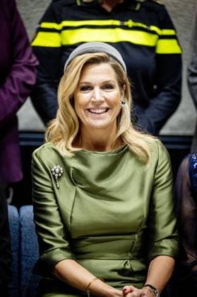 RIJSWIJK - Queen Maxima and Mrs. Innes-Stubb and a welcome by Mrs. Huri Sahin, Mayor of the Municipality of Rijswijk, for a conversation with relatives of victims of femicide and experts with experience of domestic violence. ANP HOLLANDSE HOOGTE ROBIN UTRECHT netherlands out - belgium out  Copyright: xx x544654236x originalFilename: 544654236.jpg