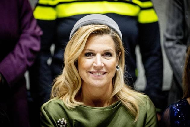 RIJSWIJK - Queen Maxima and Mrs. Innes-Stubb and a welcome by Mrs. Huri Sahin, Mayor of the Municipality of Rijswijk, for a conversation with relatives of victims of femicide and experts with experience of domestic violence. ANP HOLLANDSE HOOGTE ROBIN UTRECHT netherlands out - belgium out  Copyright: xx x544654240x originalFilename: 544654240.jpg