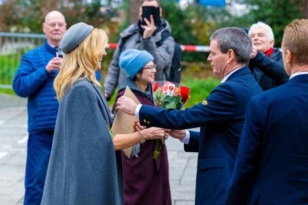 12-12-2025 Rijswijk Queen Maxima and Suzanne Innes-Stubb visited the Huis van de Stad (City Hall), with the focus on domestic violence against women and femicide, in Rijswijk on the 2nd day of the 2 day statevisit to the Netherlands. Â  Copyright: xPPEx