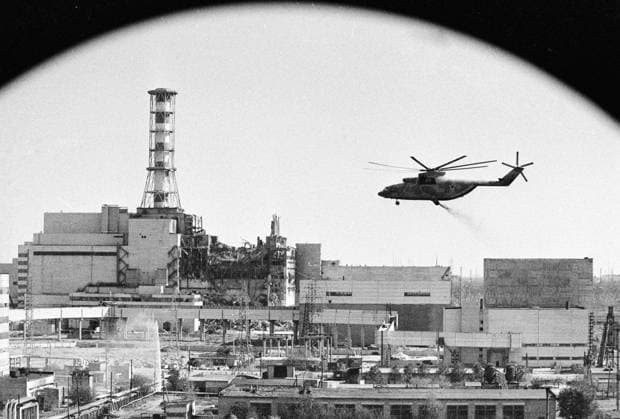 06.05.1986 Decontamination of the Chernobyl nuclear power plant buildings - Chernobyl, Kiev region, Ukraine 51747  Copyright: xIgorxKostinx Sputnik