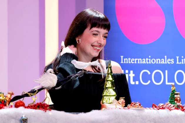 Actress Nellie Thalbach at the Lit Cologne special event Christmas with the Thalbach family at the Flora Cologne, 12 12 2025 NRW Germany Copyright: xChristophxHardtx