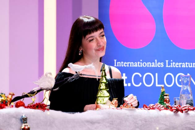 Actress Nellie Thalbach at the Lit Cologne special event Christmas with the Thalbach family at the Flora Cologne, 12 12 2025 NRW Germany Copyright: xChristophxHardtx