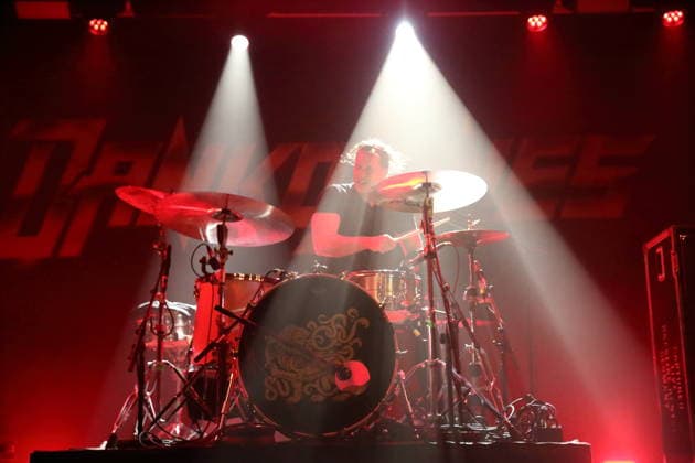 Rich Knox from the band Danko Jones at a concert at the Astra Kulturhaus in Berlin, December 12, 2025 Danko Jones concert Berlin