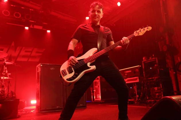 John Calabrese from the band Danko Jones at a concert at the Astra Kulturhaus in Berlin, December 12, 2025 Danko Jones concert Berlin