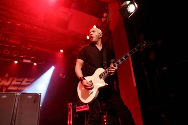 Danko Jones from the band Danko Jones at a concert at Astra Kulturhaus in Berlin, December 12, 2025 Danko Jones concert Berlin