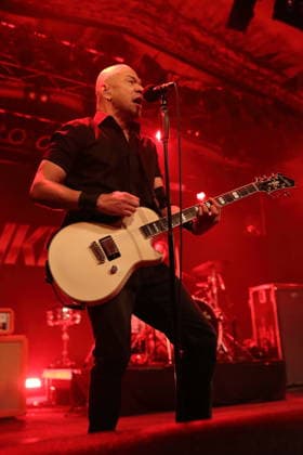 Danko Jones from the band Danko Jones at a concert at Astra Kulturhaus in Berlin, December 12, 2025 Danko Jones concert Berlin