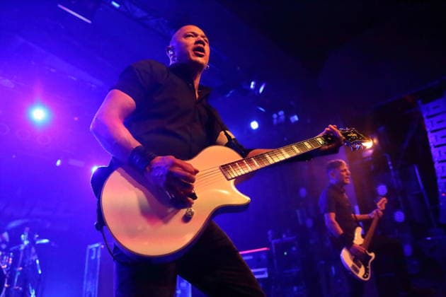 Danko Jones and John Calabrese, from left, of the band Danko Jones at a concert at the Astra Kulturhaus in Berlin, December 12, 2025 Danko Jones concert Berlin