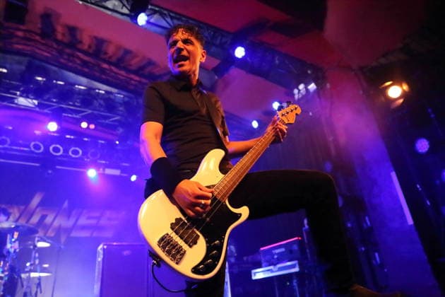 John Calabrese from the band Danko Jones at a concert at the Astra Kulturhaus in Berlin, December 12, 2025 Danko Jones concert Berlin