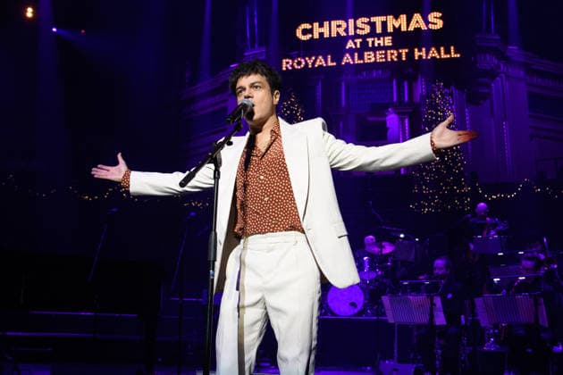Jamie Cullum Performs at Royal Albert Hall, London English singer-songwriter Jamie Cullum performs with his big band for his The Pianoman at Christmas show at Royal Albert Hall, London, England, UK on Friday 12 December 2025., Credit:Justin Ng Avalon UK, England, London, Royal Albert Hall  Copyright: xJustinxNgx xAvalonx 1058792653