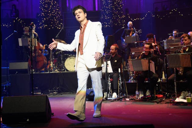 Jamie Cullum Performs at Royal Albert Hall, London English singer-songwriter Jamie Cullum performs with his big band for his The Pianoman at Christmas show at Royal Albert Hall, London, England, UK on Friday 12 December 2025., Credit:Justin Ng Avalon UK, England, London, Royal Albert Hall  Copyright: xJustinxNgx xAvalonx 1058792655