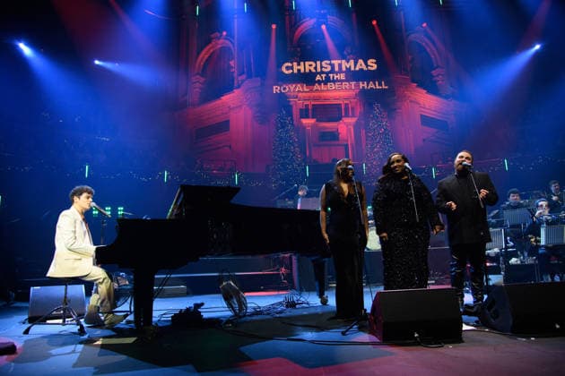 Jamie Cullum Performs at Royal Albert Hall, London English singer-songwriter Jamie Cullum performs with his big band for his The Pianoman at Christmas show at Royal Albert Hall, London, England, UK on Friday 12 December 2025., Credit:Justin Ng Avalon UK, England, London, Royal Albert Hall  Copyright: xJustinxNgx xAvalonx 1058792661
