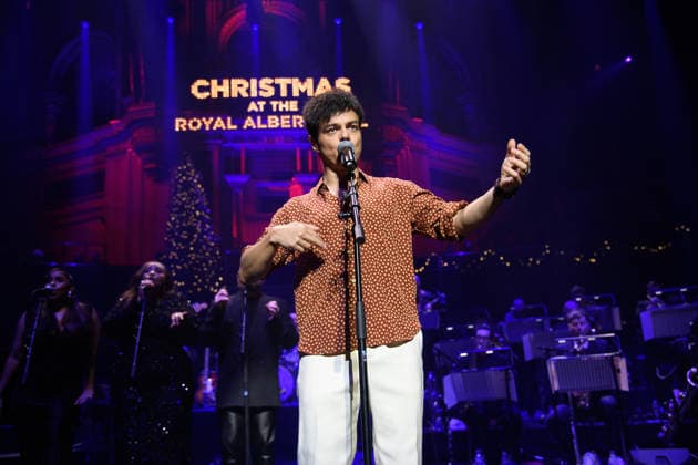Jamie Cullum Performs at Royal Albert Hall, London English singer-songwriter Jamie Cullum performs with his big band for his The Pianoman at Christmas show at Royal Albert Hall, London, England, UK on Friday 12 December 2025., Credit:Justin Ng Avalon UK, England, London, Royal Albert Hall  Copyright: xJustinxNgx xAvalonx 1058792677