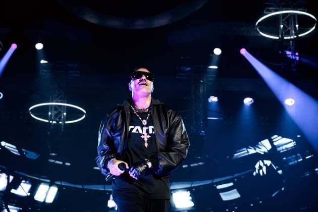 Rome, Marracash is in concert in Rome at the Palazzo dello Sport for his Marra Palazzi25 tour. The Roman dates are sold out. In the photo: MArracash  Copyright: xBARbaraxAmendolax xipa-agency.netx xBArbaraxAmendolax IPA_Agency_IPA69091512