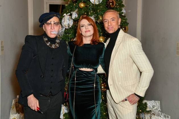 HFC Christmas Party - Paris Ali Mahdavi, Elodie Frégé, Maxime Dereymez attend the HFC (Haute Fragrance Company) Christmas Party at the Musée des Arts décoratifs in Paris on December 11, 2025. Photo by Shootpix ABACAPRESS.COM Paris France  Copyright: xShootpix ABACAx