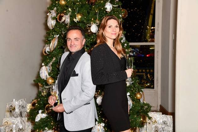 HFC Christmas Party - Paris Alexandra Hills, Laurent Amar attend the HFC (Haute Fragrance Company) Christmas Party at the Musée des Arts décoratifs in Paris on December 11, 2025. Photo by Shootpix ABACAPRESS.COM Paris France  Copyright: xShootpix ABACAx