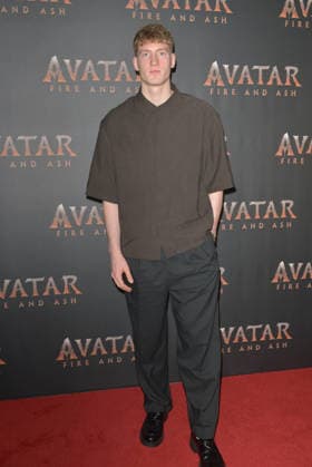 MIAMI, FLORIDA - DECEMBER 12: Kasparas Jakucionis, NBA Miami Heat Player attends the Miami Special Screening of Avatar: Fire and Ash at AMC Sunset Place 24 in Miami, Florida on December 12, 2025. Copyright: xmpi10 MediaPunchx