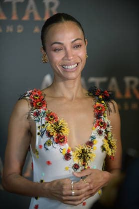 MIAMI, FLORIDA - DECEMBER 12: Zoe Saldana attends the Miami Special Screening of Avatar: Fire and Ash at AMC Sunset Place 24 in Miami, Florida on December 12, 2025. Copyright: xmpi10 MediaPunchx