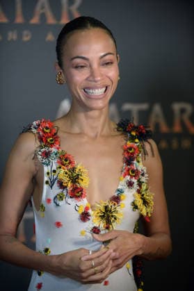 MIAMI, FLORIDA - DECEMBER 12: Zoe Saldana attends the Miami Special Screening of Avatar: Fire and Ash at AMC Sunset Place 24 in Miami, Florida on December 12, 2025. Copyright: xmpi10 MediaPunchx