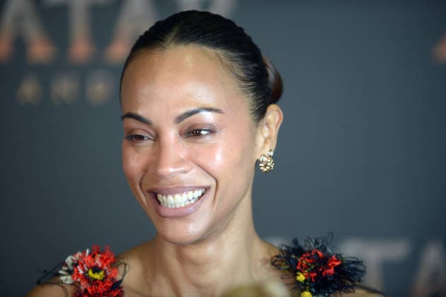 MIAMI, FLORIDA - DECEMBER 12: Zoe Saldana attends the Miami Special Screening of Avatar: Fire and Ash at AMC Sunset Place 24 in Miami, Florida on December 12, 2025. Copyright: xmpi10 MediaPunchx