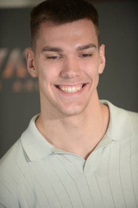 MIAMI, FLORIDA - DECEMBER 12: Vladislav Goldin, NBA Miami Heat Player attends the Miami Special Screening of Avatar: Fire and Ash at AMC Sunset Place 24 in Miami, Florida on December 12, 2025. Copyright: xmpi10 MediaPunchx