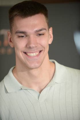 MIAMI, FLORIDA - DECEMBER 12: Vladislav Goldin, NBA Miami Heat Player attends the Miami Special Screening of Avatar: Fire and Ash at AMC Sunset Place 24 in Miami, Florida on December 12, 2025. Copyright: xmpi10 MediaPunchx
