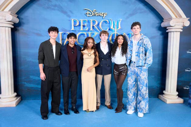 ˜Percy Jackson and the Olympians™ Madrid Premiere Charlie Bushnell, Aryan Simhadri, Leah Sava Jeffries, Walker Scobell, Dior Goodjohn, Daniel Diemer attends ˜Percy Jackson and the Olympians™ Premiere during a Fan Event at Calderon Theatre on December 13, 2025 in Madrid, Spain Madrid Calderon Theatre Madrid Spain  Copyright: x JACKxGx