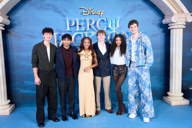 ˜Percy Jackson and the Olympians™ Madrid Premiere Charlie Bushnell, Aryan Simhadri, Leah Sava Jeffries, Walker Scobell, Dior Goodjohn, Daniel Diemer attends ˜Percy Jackson and the Olympians™ Premiere during a Fan Event at Calderon Theatre on December 13, 2025 in Madrid, Spain Madrid Calderon Theatre Madrid Spain  Copyright: x JACKxGx