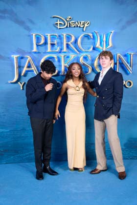 ˜Percy Jackson and the Olympians™ Madrid Premiere Aryan Simhadri, Leah Sava Jeffries, Walker Scobell attends ˜Percy Jackson and the Olympians™ Premiere during a Fan Event at Calderon Theatre on December 13, 2025 in Madrid, Spain Madrid Calderon Theatre Madrid Spain  Copyright: x JACKxGx