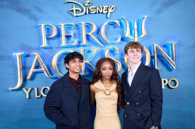 ˜Percy Jackson and the Olympians™ Madrid Premiere Aryan Simhadri, Leah Sava Jeffries, Walker Scobell attends ˜Percy Jackson and the Olympians™ Premiere during a Fan Event at Calderon Theatre on December 13, 2025 in Madrid, Spain Madrid Calderon Theatre Madrid Spain  Copyright: x JACKxGx