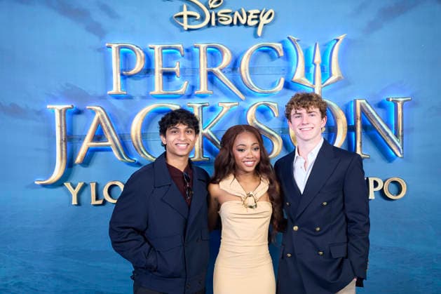 ˜Percy Jackson and the Olympians™ Madrid Premiere Aryan Simhadri, Leah Sava Jeffries, Walker Scobell attends ˜Percy Jackson and the Olympians™ Premiere during a Fan Event at Calderon Theatre on December 13, 2025 in Madrid, Spain Madrid Calderon Theatre Madrid Spain  Copyright: x JACKxGx
