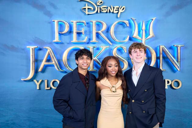 ˜Percy Jackson and the Olympians™ Madrid Premiere Aryan Simhadri, Leah Sava Jeffries, Walker Scobell attends ˜Percy Jackson and the Olympians™ Premiere during a Fan Event at Calderon Theatre on December 13, 2025 in Madrid, Spain Madrid Calderon Theatre Madrid Spain  Copyright: x JACKxGx