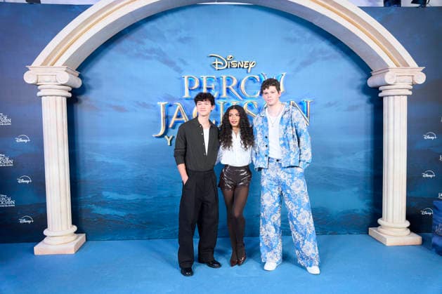 ˜Percy Jackson and the Olympians™ Madrid Premiere Charlie Bushnell, Dior Goodjohn, Daniel Diemer attends ˜Percy Jackson and the Olympians™ Premiere during a Fan Event at Calderon Theatre on December 13, 2025 in Madrid, Spain Madrid Calderon Theatre Madrid Spain  Copyright: x JACKxGx