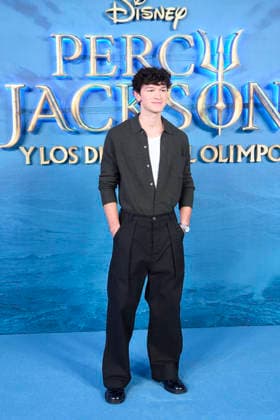 ˜Percy Jackson and the Olympians™ Madrid Premiere Charlie Bushnell attends ˜Percy Jackson and the Olympians™ Premiere during a Fan Event at Calderon Theatre on December 13, 2025 in Madrid, Spain Madrid Calderon Theatre Madrid Spain  Copyright: x JACKxGx