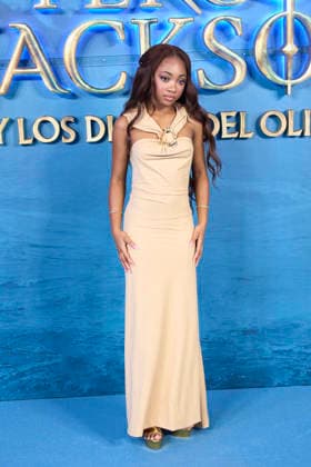 ˜Percy Jackson and the Olympians™ Madrid Premiere Leah Sava Jeffries attends ˜Percy Jackson and the Olympians™ Premiere during a Fan Event at Calderon Theatre on December 13, 2025 in Madrid, Spain Madrid Calderon Theatre Madrid Spain  Copyright: x JACKxGx