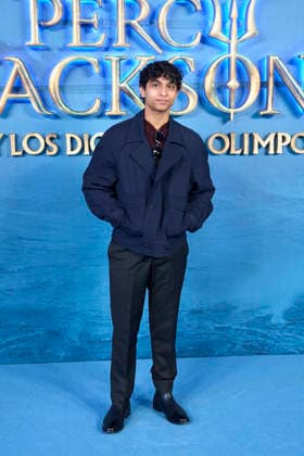 ˜Percy Jackson and the Olympians™ Madrid Premiere Aryan Simhadri attends ˜Percy Jackson and the Olympians™ Premiere during a Fan Event at Calderon Theatre on December 13, 2025 in Madrid, Spain Madrid Calderon Theatre Madrid Spain  Copyright: x JACKxGx